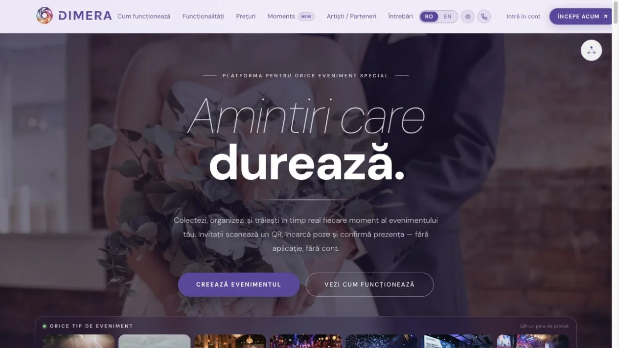 Dimera business website